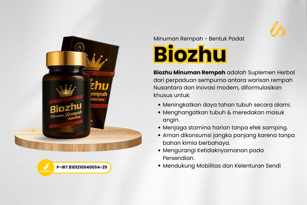 [Image of Minuman Rempah Berbentuk Padat BIOZHU]